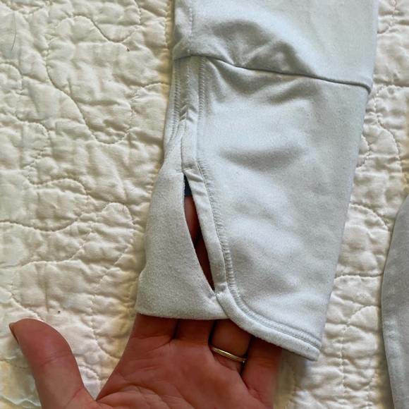 COPY - -Athleta Baby Blue Uptempo Hoodie Sweatshirt- - Picture 3 of 7